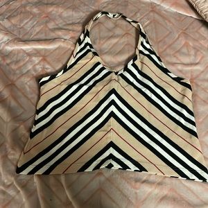 Burberry Halter Crop Top